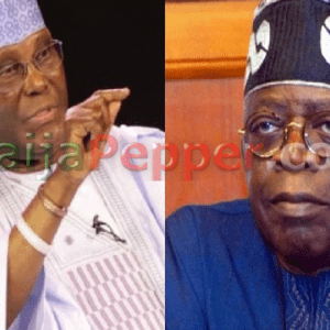 Atiku's campaign explains why Tinubu stays away from debates: "He's scared of being exposed."