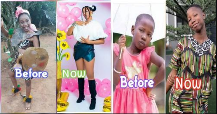 Checkout How These 5 Kid Entertainers Looked Before They Gained Fame And How They Are Doing Currently ~ Num 5 Choke.. - NaijaPepper