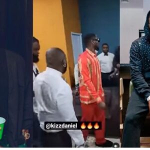 “Kizz is so proud” – Reactions as Kizz Daniel ignores Davido, greets others at an event (Video)